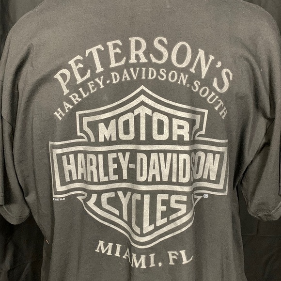 XXL Peterson’s Harley Davidson south Miami Florida T-shirt - Picture 1 of 2